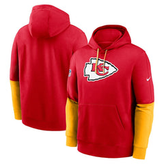 Kansas City Chiefs 2024 Sideline Club Pullover Hoodie - Red - Nike