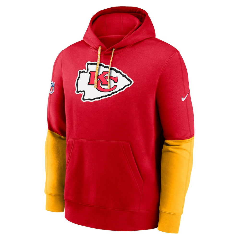 Kansas City Chiefs 2024 Sideline Club Pullover Hoodie - Red - Nike
