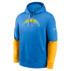 Los Angeles Chargers 2024 Sideline Club Pullover Hoodie - Powder Blue - Nike