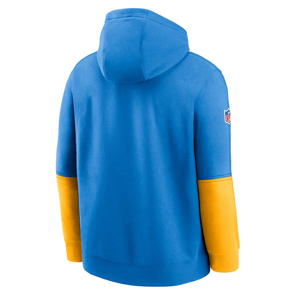 Los Angeles Chargers 2024 Sideline Club Pullover Hoodie - Powder Blue - Nike