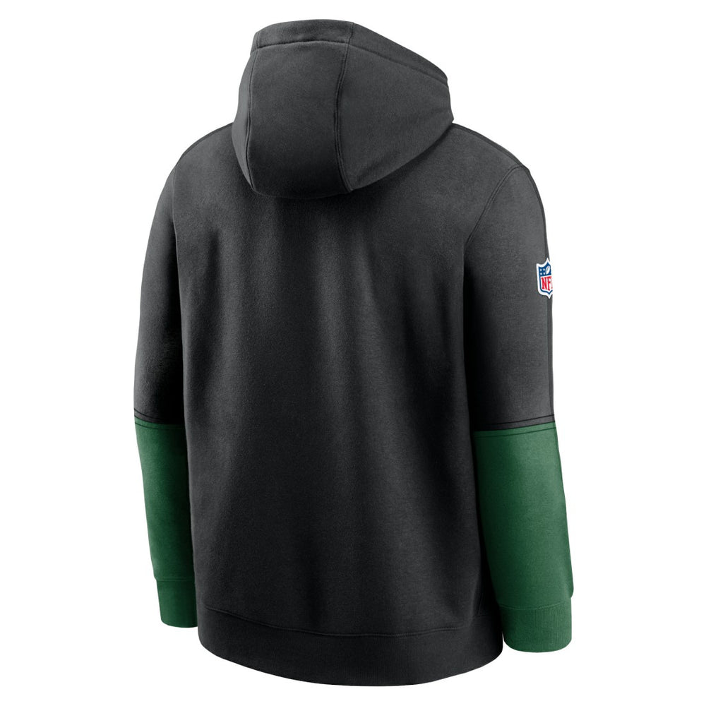 New York Jets 2024 Sideline Club Pullover Hoodie - Black - Nike