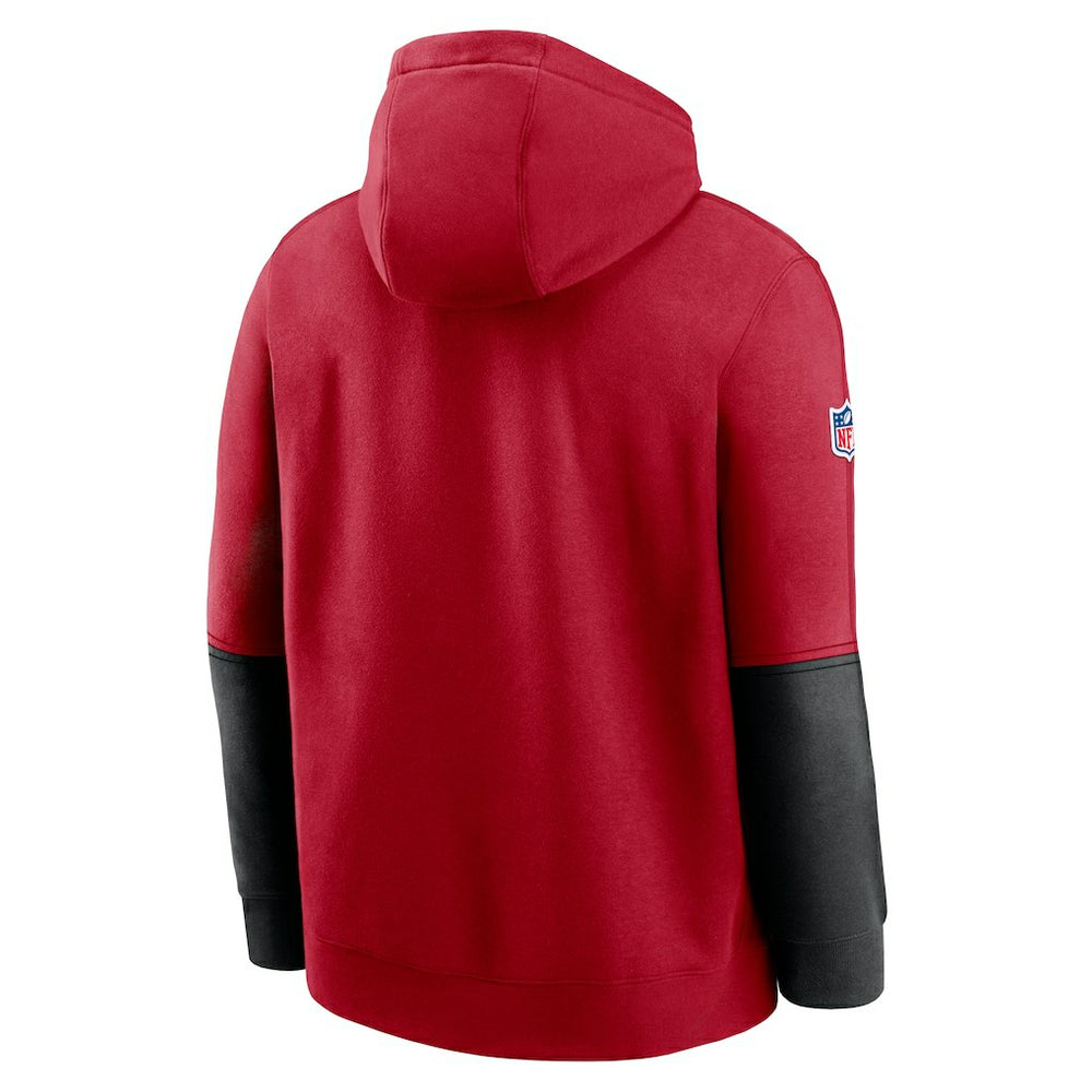 San Francisco 49ers 2024 Sideline Club Pullover Hoodie - Scarlet - Nike