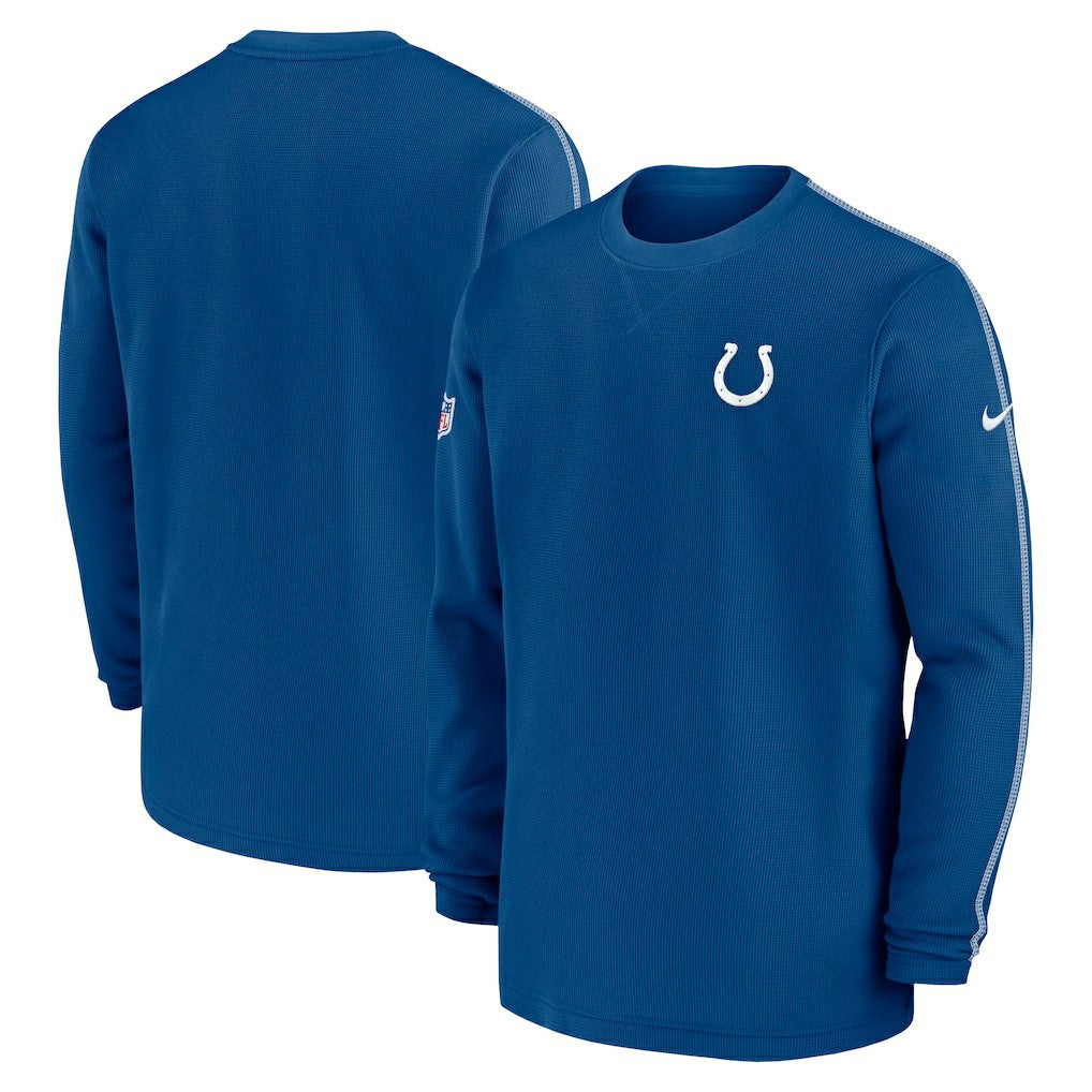 Indianapolis Colts 2024 Sideline Coaches Long Sleeve Top - Royal - Nike