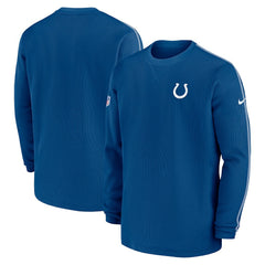Indianapolis Colts 2024 Sideline Coaches Long Sleeve Top - Royal - Nike