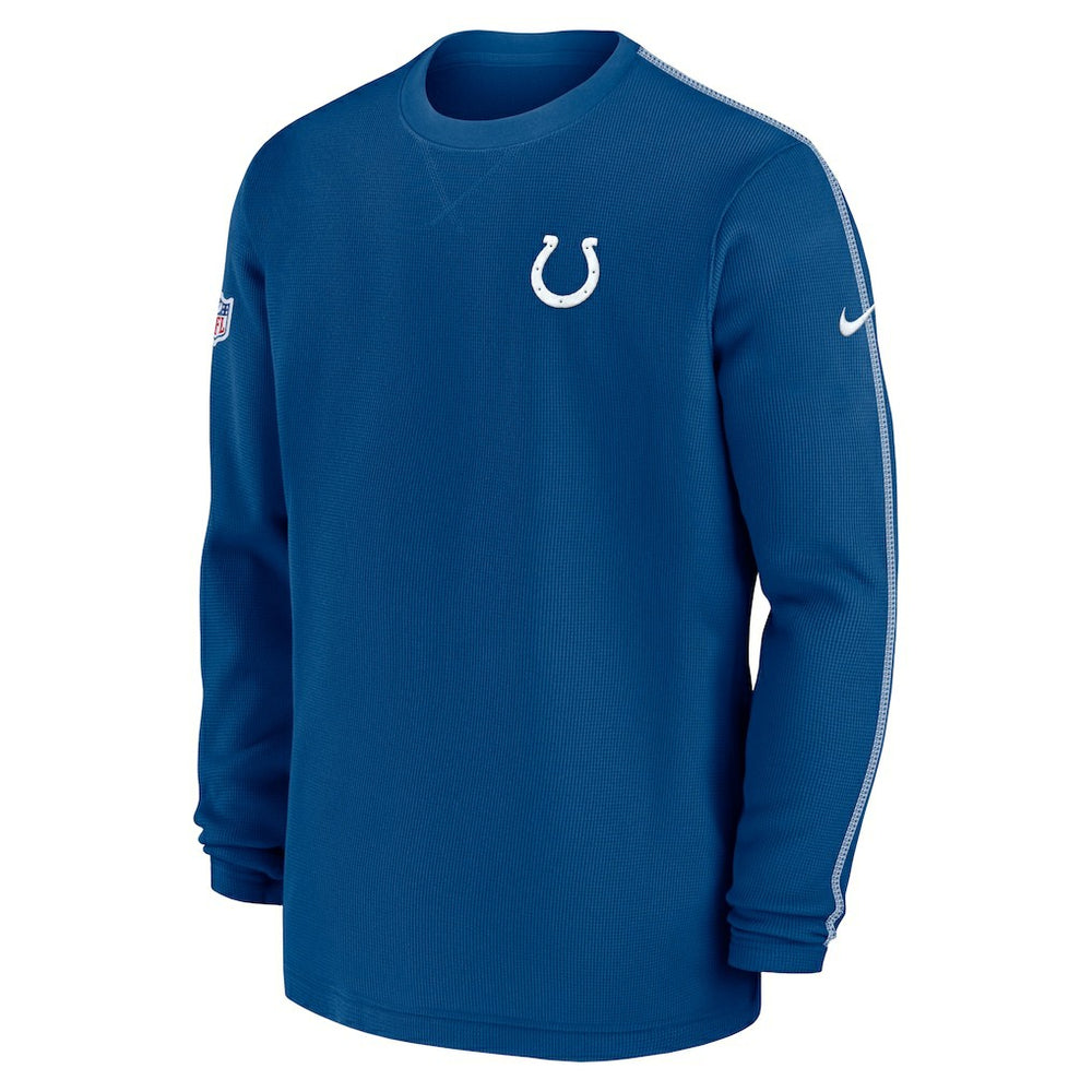 Indianapolis Colts 2024 Sideline Coaches Long Sleeve Top - Royal - Nike
