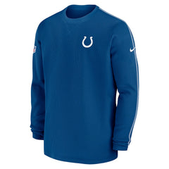 Indianapolis Colts 2024 Sideline Coaches Long Sleeve Top - Royal - Nike