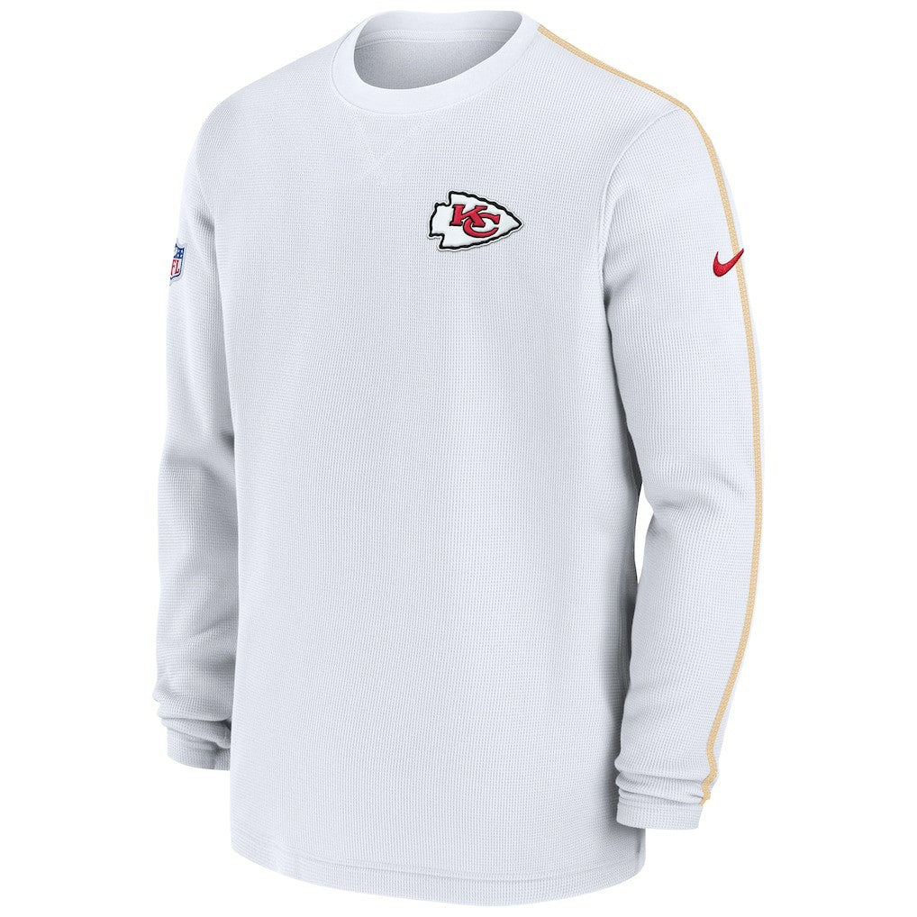 Kansas City Chiefs 2024 Sideline Coaches Long Sleeve Top - Red - Nike