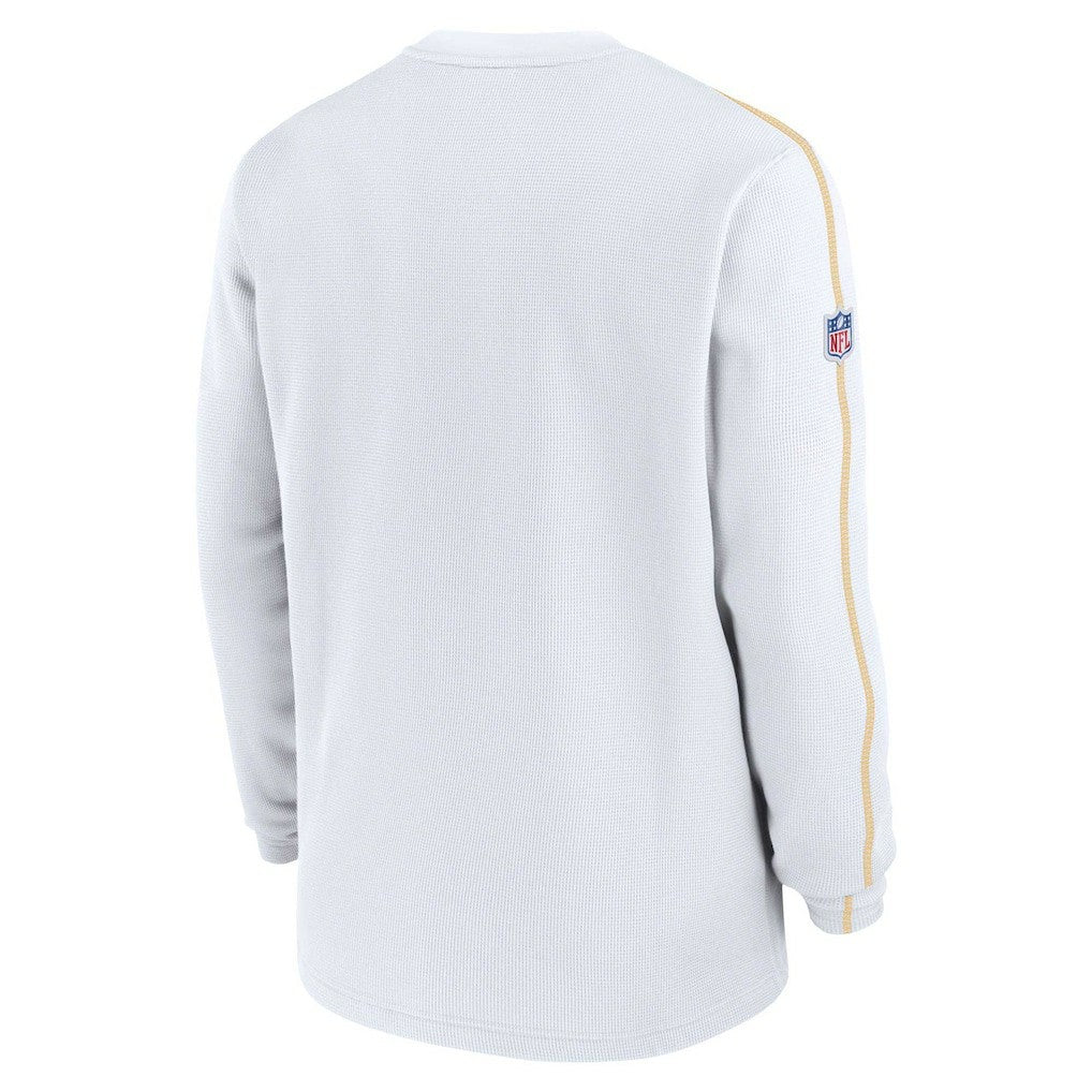 Kansas City Chiefs 2024 Sideline Coaches Long Sleeve Top - White - Nike