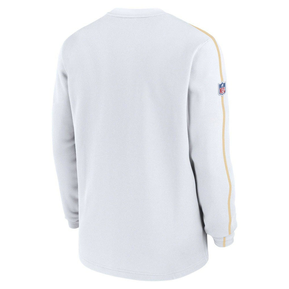 Kansas City Chiefs 2024 Sideline Coaches Long Sleeve Top - White - Nike