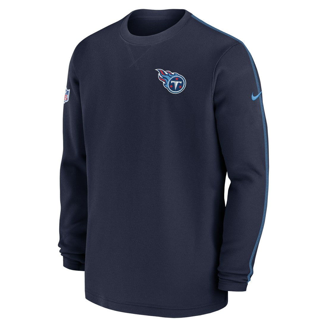 Tennessee Titans 2024 Sideline Coaches Long Sleeve Top - Navy - Nike