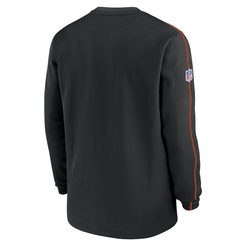 Cincinnati Bengals 2024 Sideline Coaches Long Sleeve Top - Black - Nike