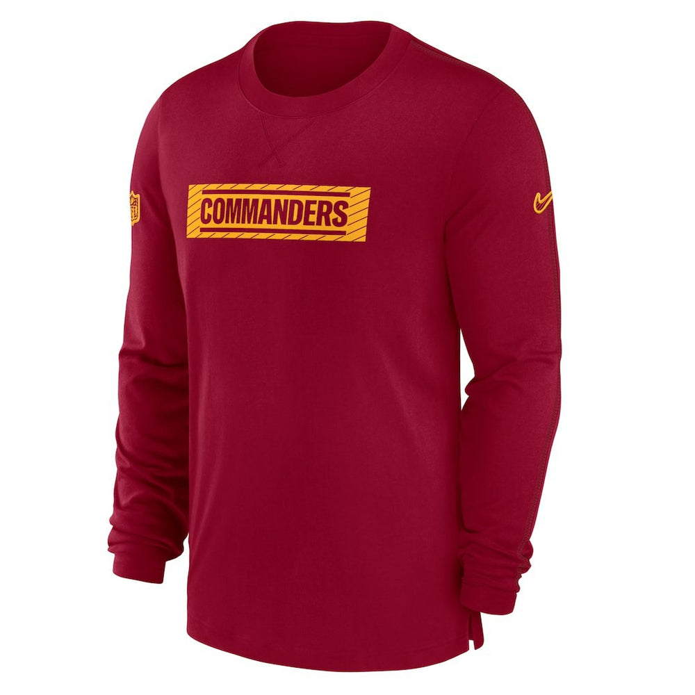 Washington Commanders Sideline Player Performance Long Sleeve T-Shirt - Burgundy - Nike