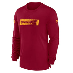 Washington Commanders Sideline Player Performance Long Sleeve T-Shirt - Burgundy - Nike