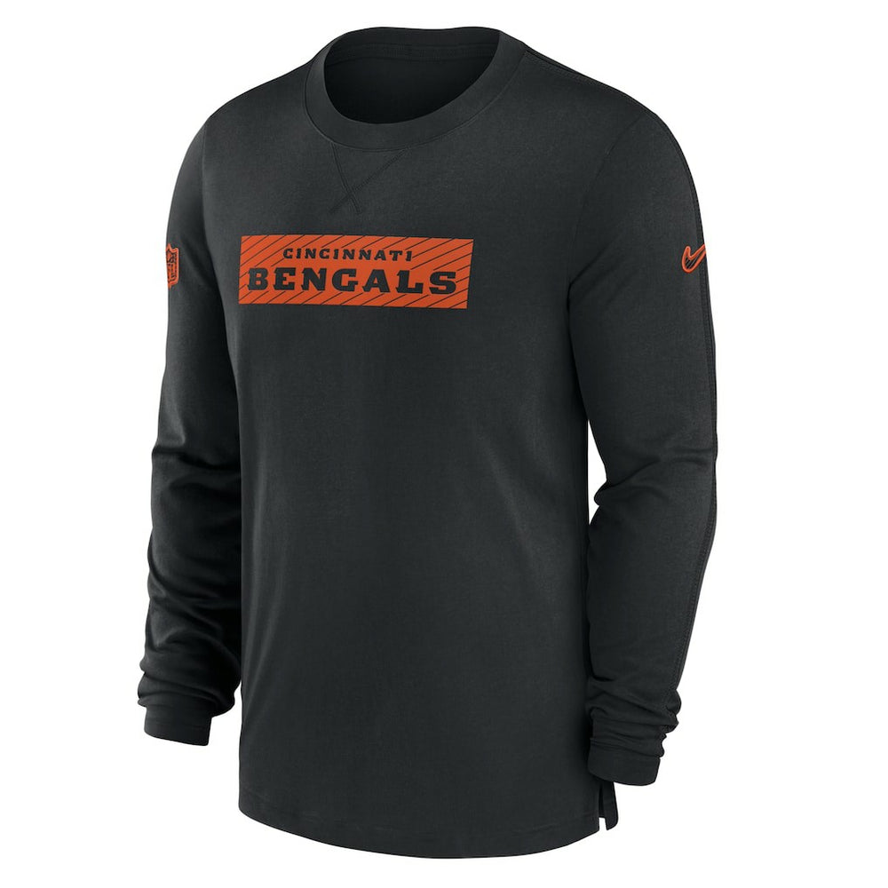 Cincinnati Bengals Sideline Player Performance Long Sleeve T-Shirt - Black - Nike