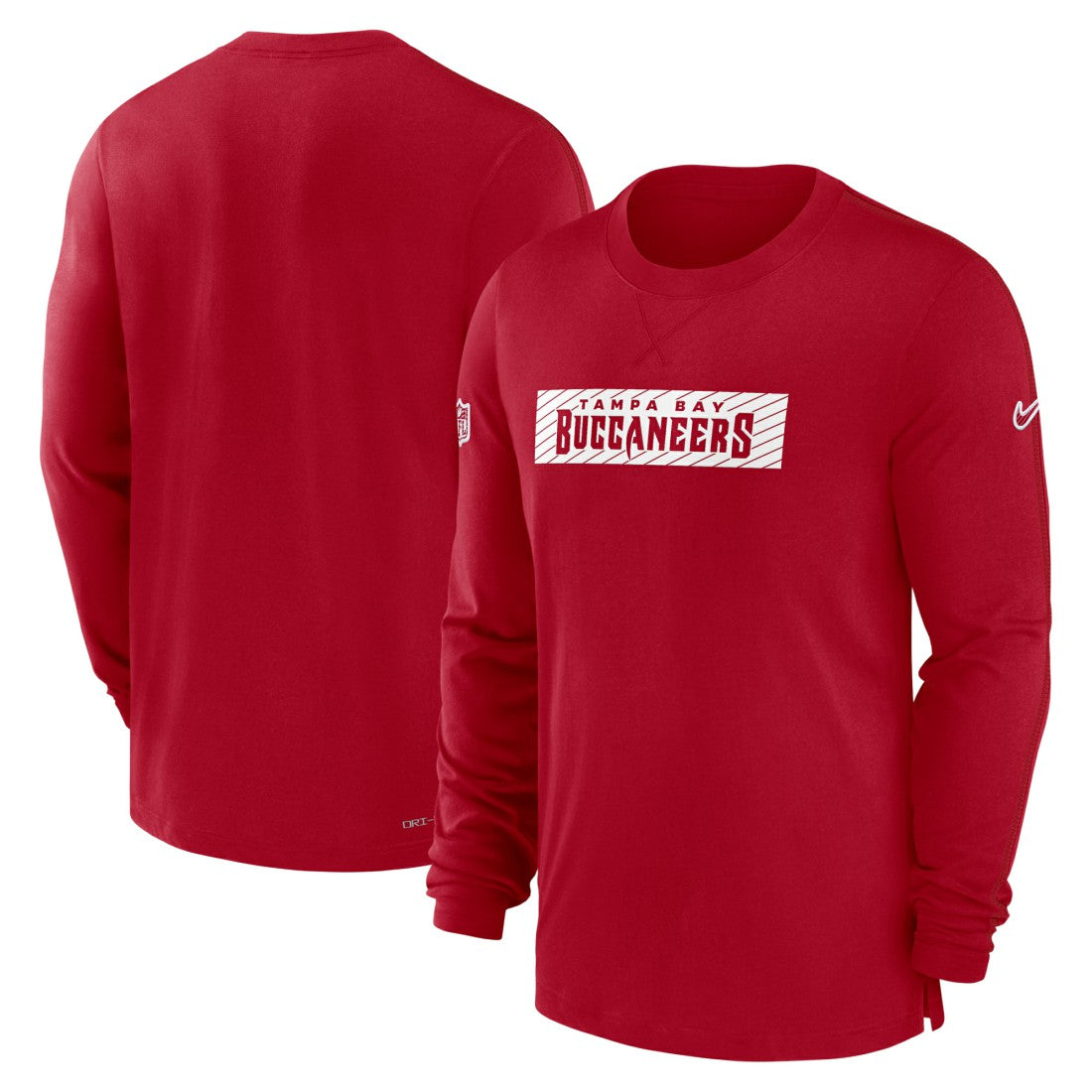 Tampa Bay Buccaneers Sideline Player Performance Long Sleeve T-Shirt - Red - Nike