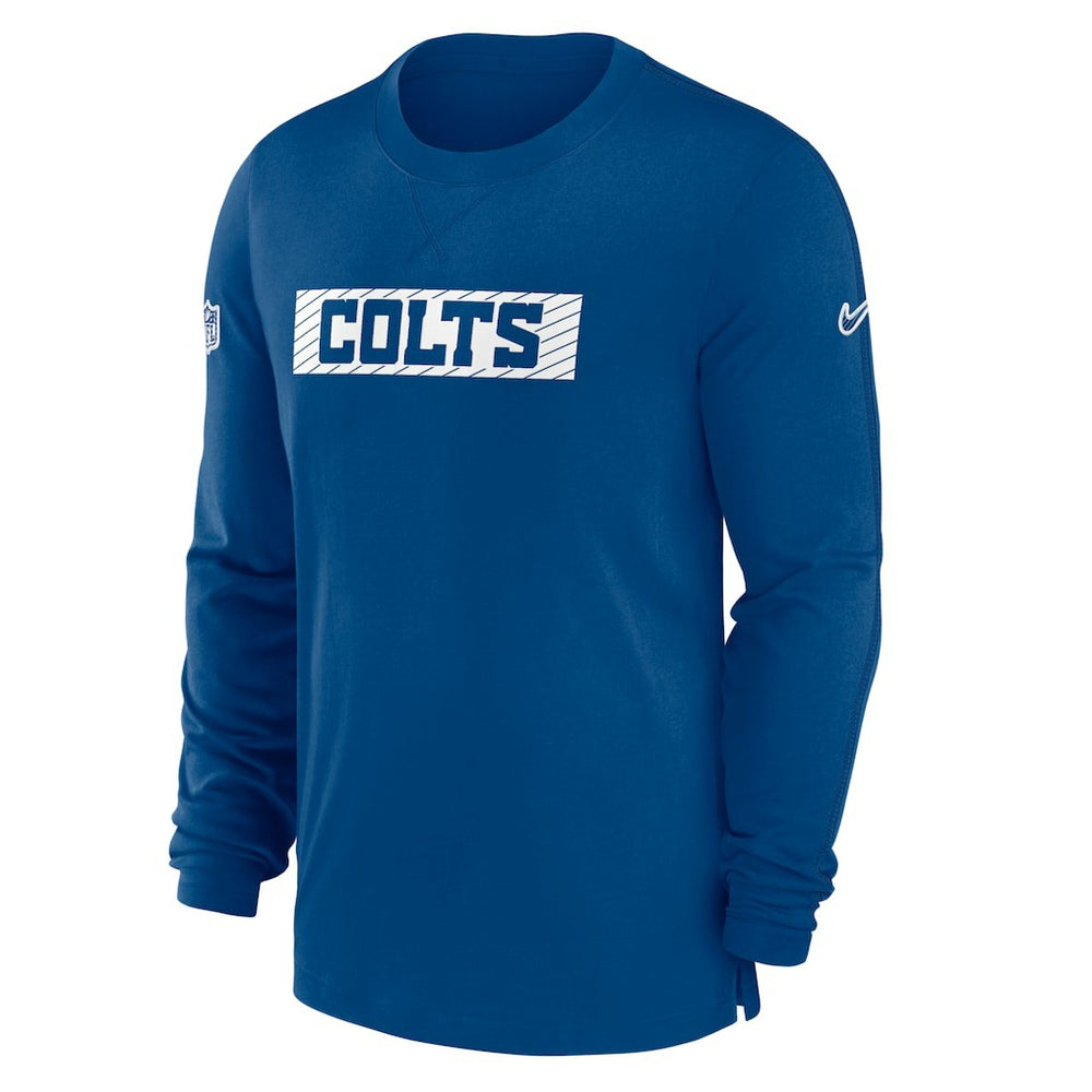 Indianapolis Colts Sideline Player Performance Long Sleeve T-Shirt - Royal - Nike
