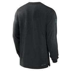 Philadelphia Eagles Sideline Player Performance Long Sleeve T-Shirt - Black - Nike