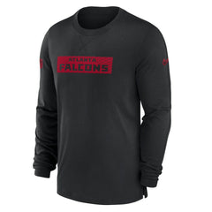 Atlanta Falcons Sideline Player Performance Long Sleeve T-Shirt - Black - Nike