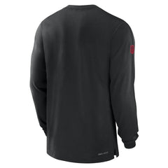 Atlanta Falcons Sideline Player Performance Long Sleeve T-Shirt - Black - Nike