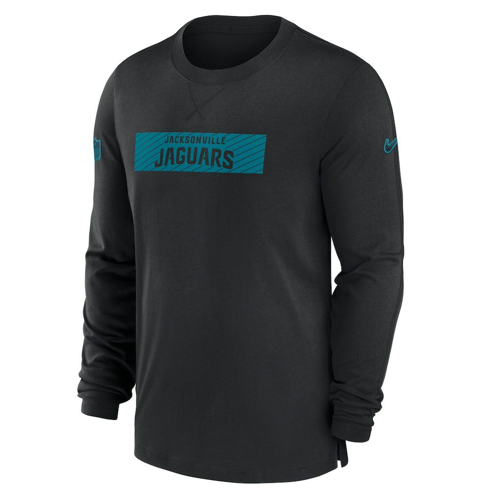 Jacksonville Jaguars Sideline Player Performance Long Sleeve T-Shirt - Black - Nike