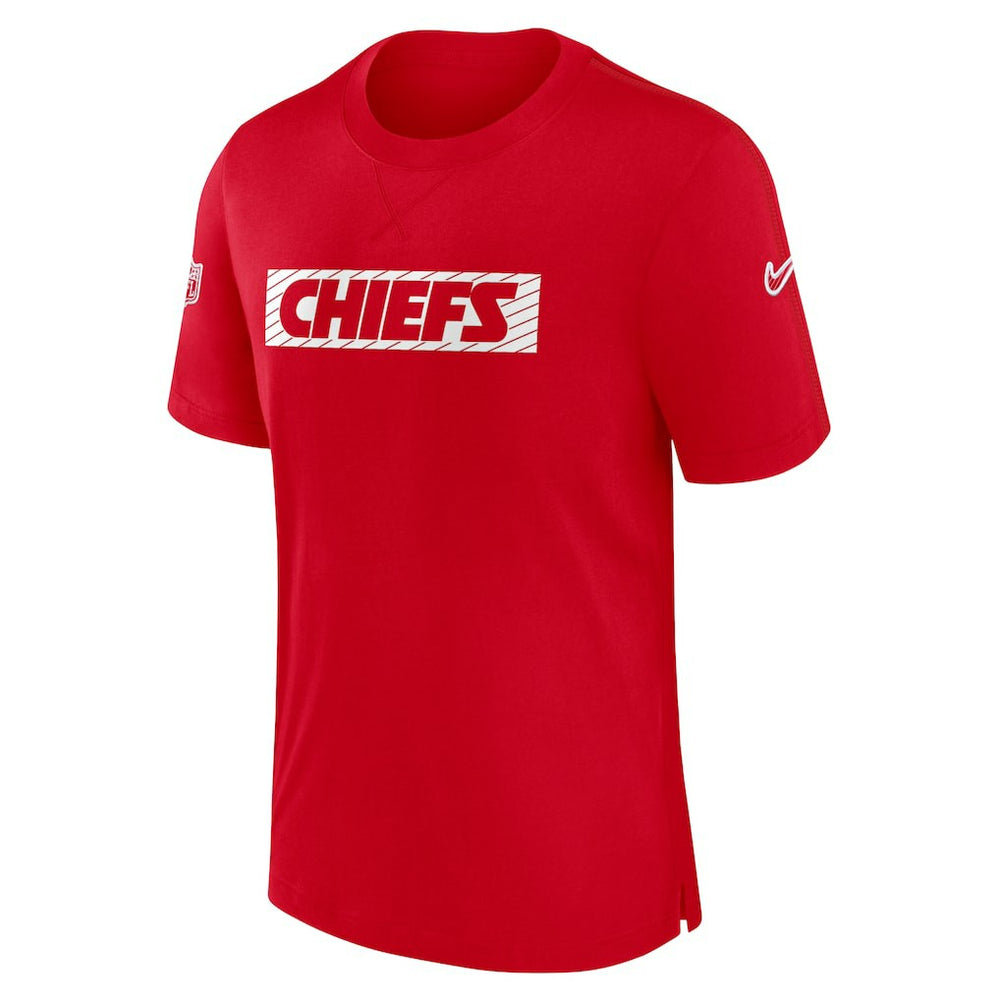 Kansas City Chiefs Sideline Player Performance T-Shirt - Red - Nike