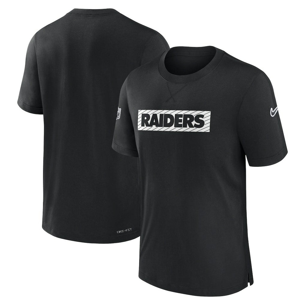 Las Vegas Raiders Sideline Player Performance T-Shirt - Black - Nike