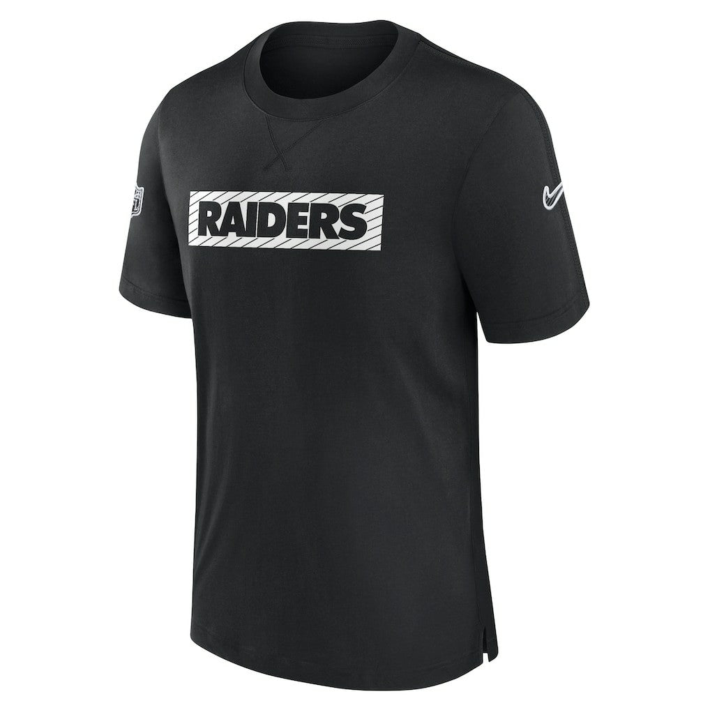 Las Vegas Raiders Sideline Player Performance T-Shirt - Black - Nike
