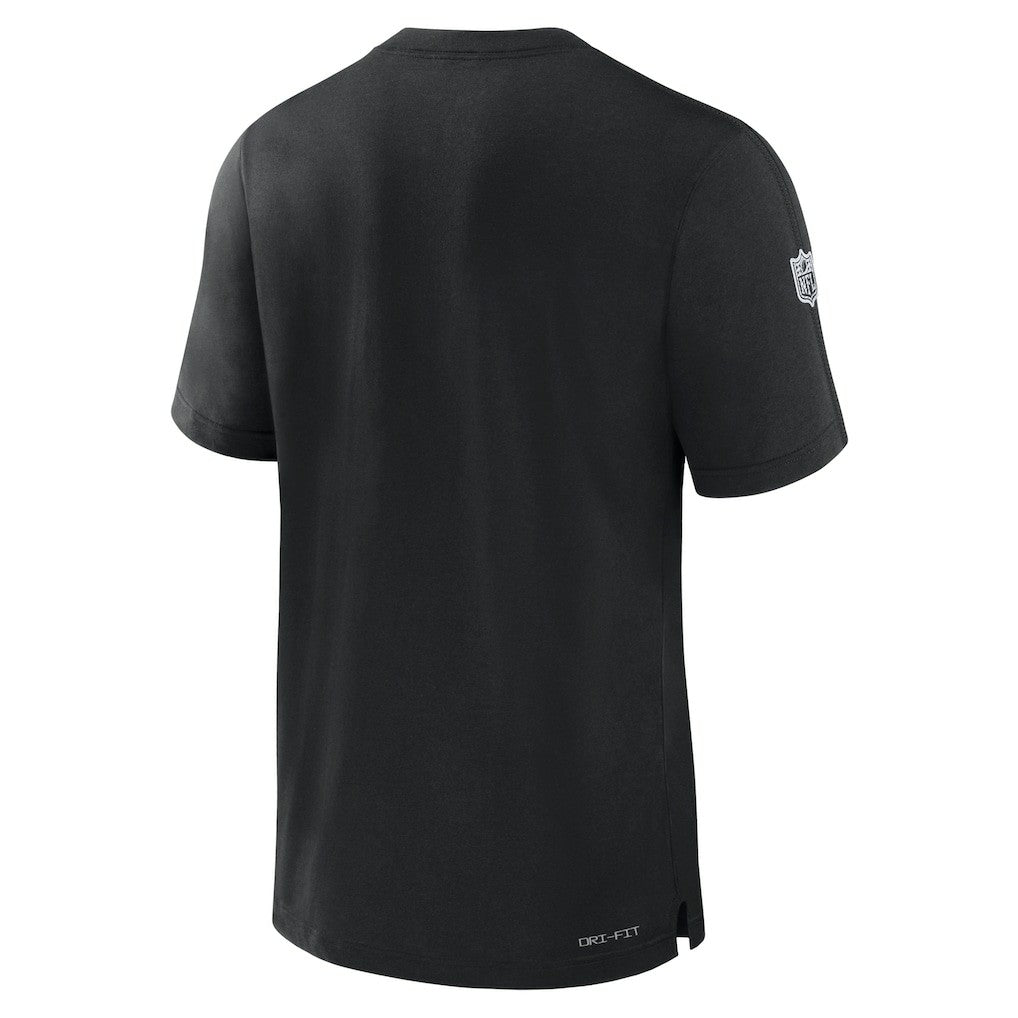 Las Vegas Raiders Sideline Player Performance T-Shirt - Black - Nike