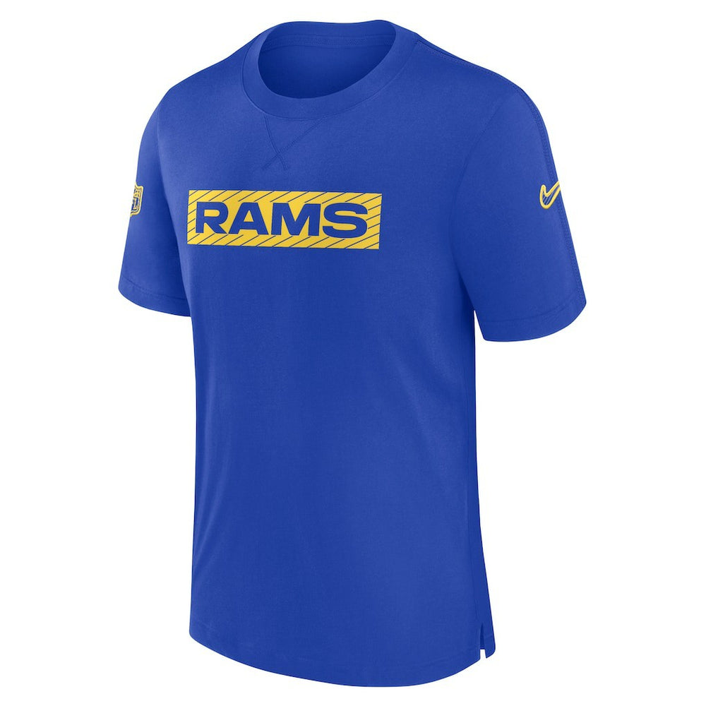 Los Angeles Rams Sideline Player Performance T-Shirt - Royal - Nike