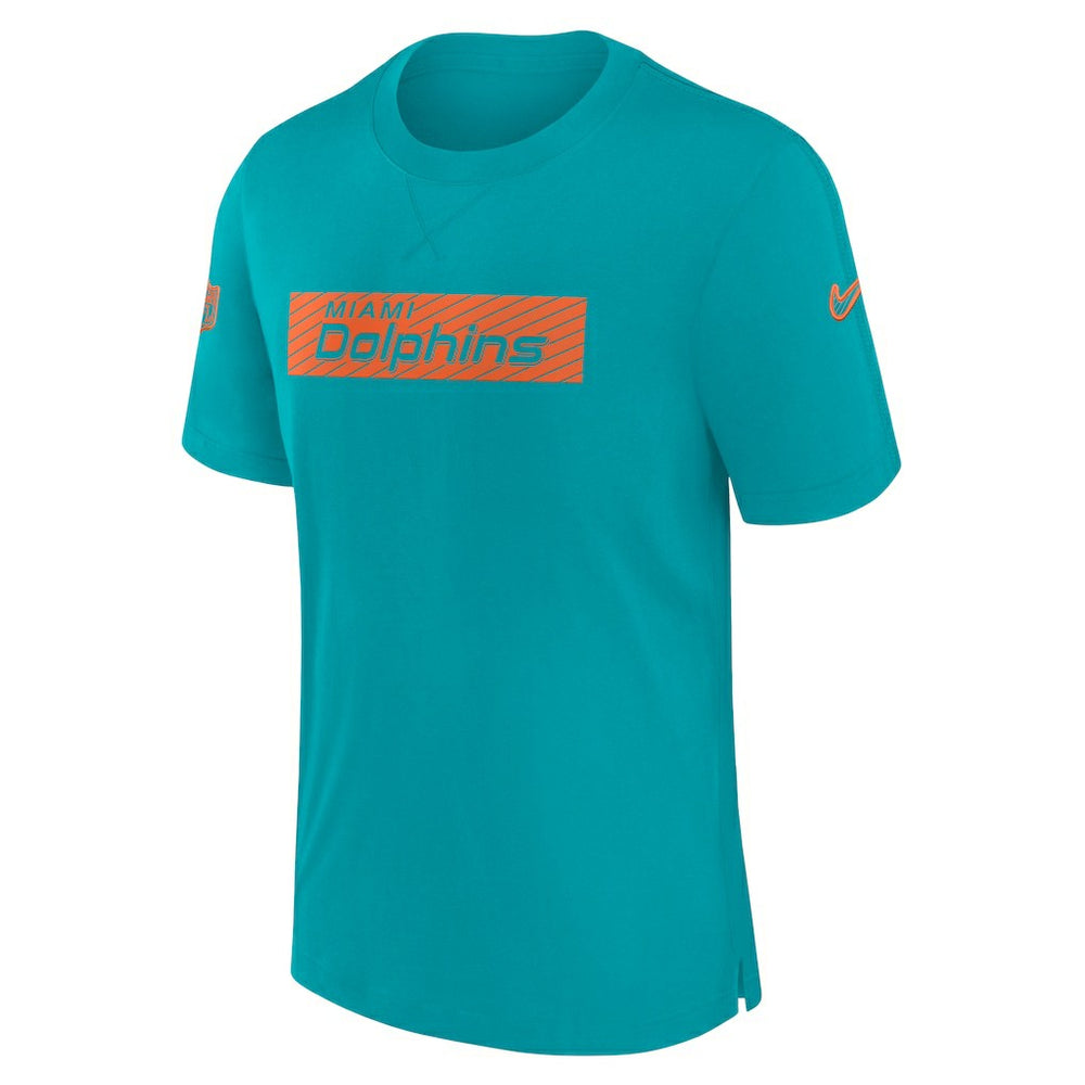 Miami Dolphins Sideline Player Performance T-Shirt - Aqua - Nike