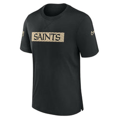 New Orleans Saints Sideline Player Performance T-Shirt - Black - Nike