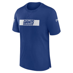 New York Giants Sideline Player Performance T-Shirt - Royal - Nike