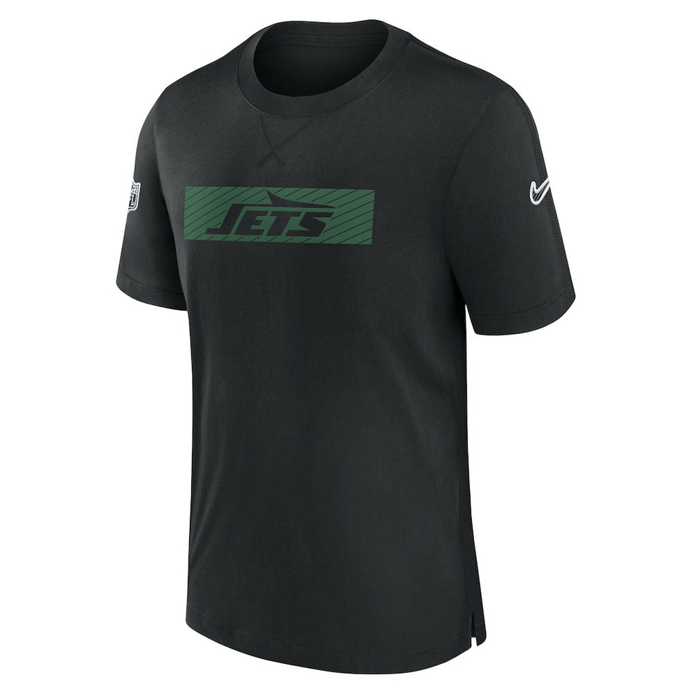 New York Jets Sideline Player Performance T-Shirt - Black - Nike