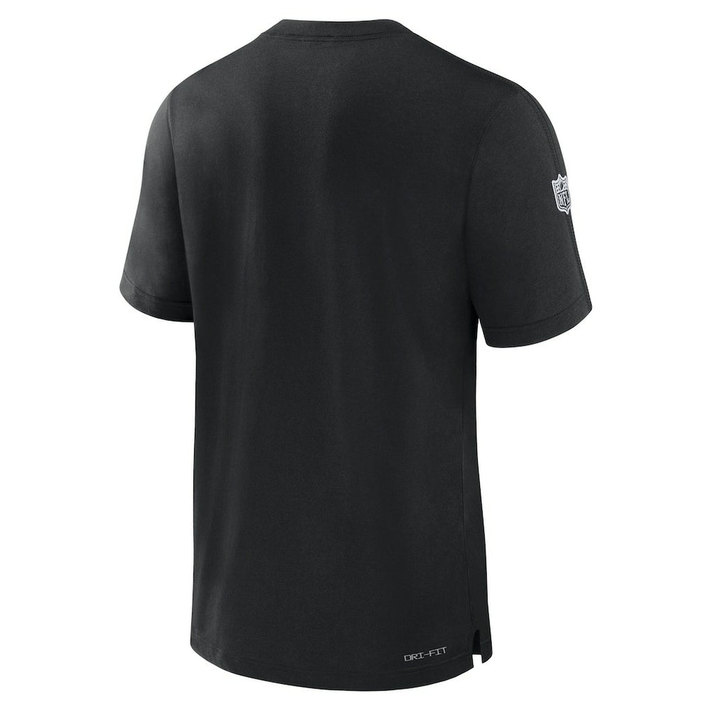 New York Jets Sideline Player Performance T-Shirt - Black - Nike