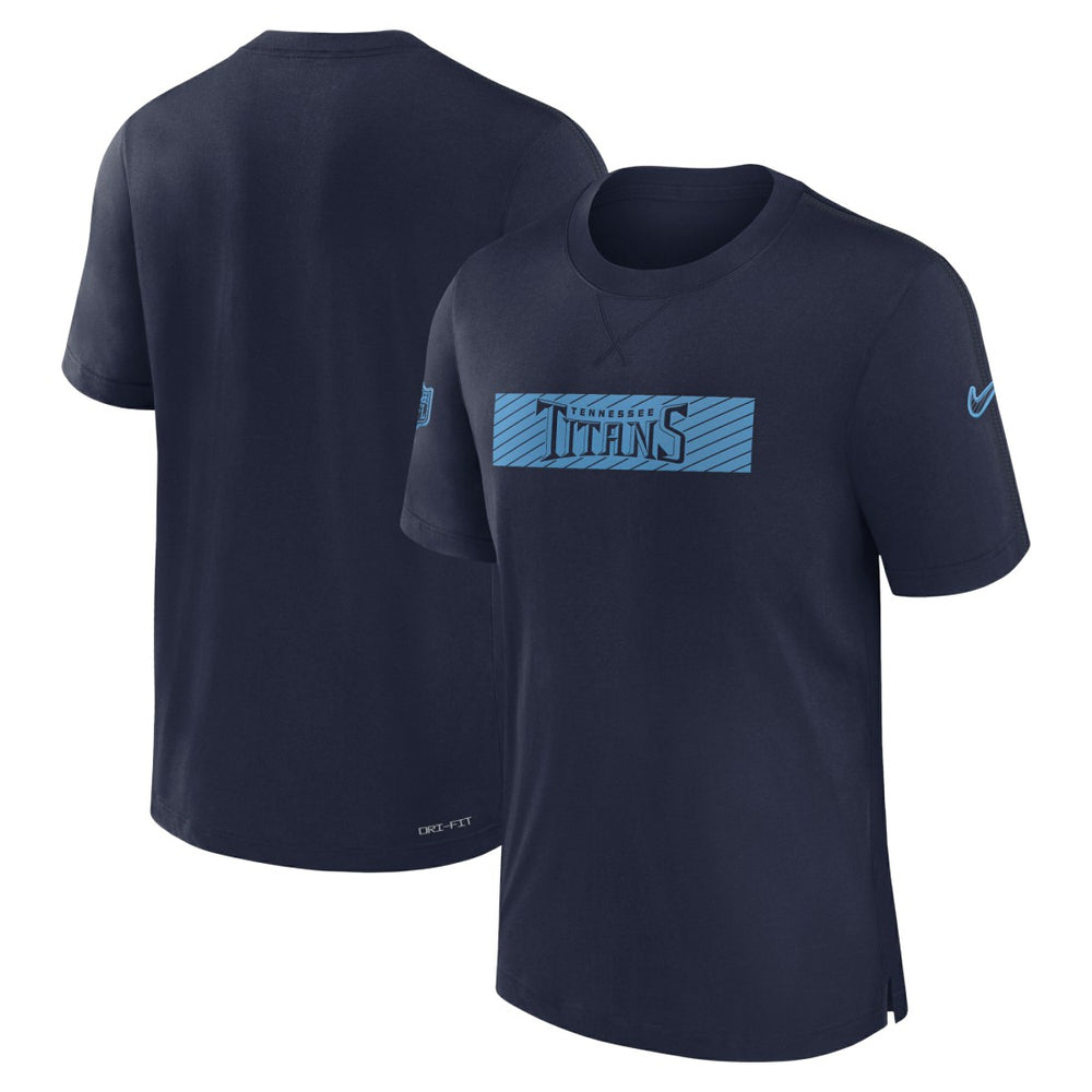 Tennessee Titans Sideline Player Performance T-Shirt - Navy - Nike