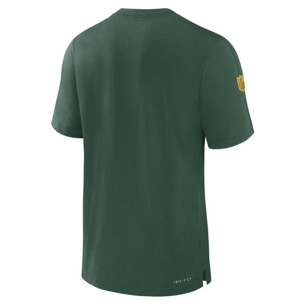 Green Bay Packers Sideline Player Performance T-Shirt - Green - Nike