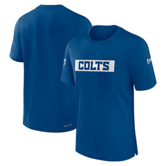 Indianapolis Colts Sideline Player Performance T-Shirt - Royal - Nike