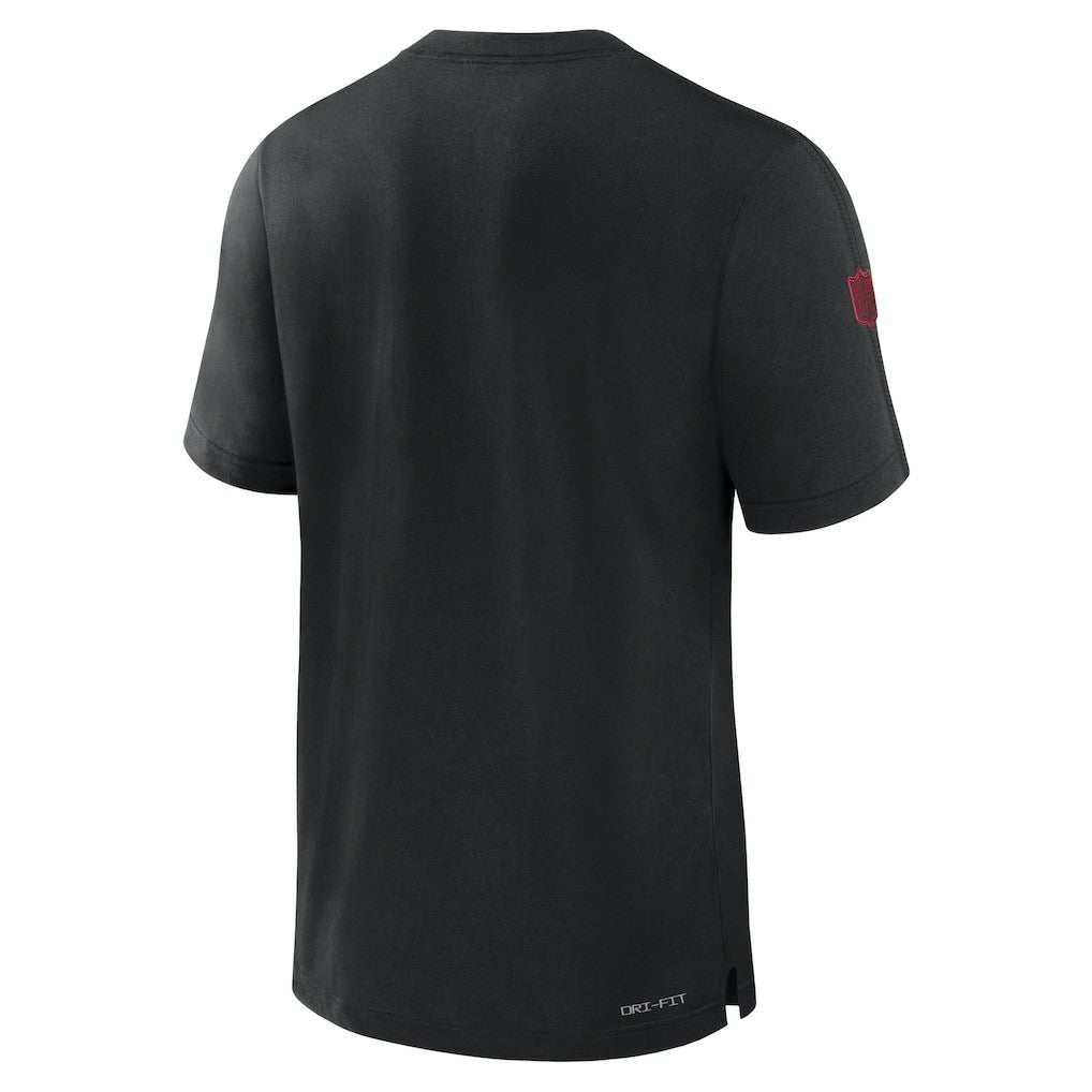 Arizona Cardinals Sideline Player Performance T-Shirt - Black - Nike