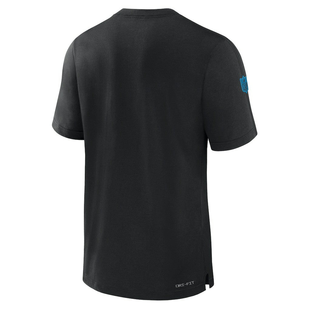 Carolina Panthers Sideline Player Performance T-Shirt - Black - Nike