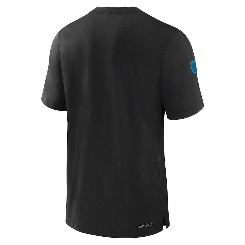 Carolina Panthers Sideline Player Performance T-Shirt - Black - Nike