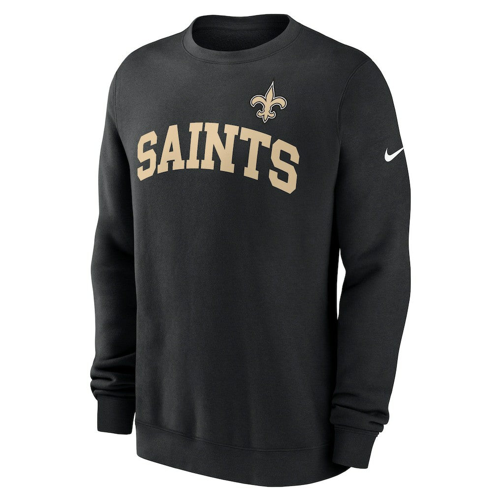 New Orleans Saints Club Pullover Sweatshirt - Black - Nike