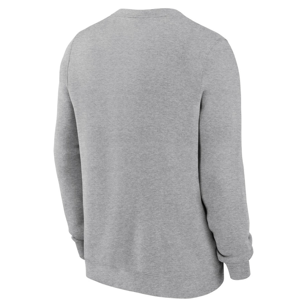 Denver Broncos Club Pullover Sweatshirt - Heather Gray - Nike