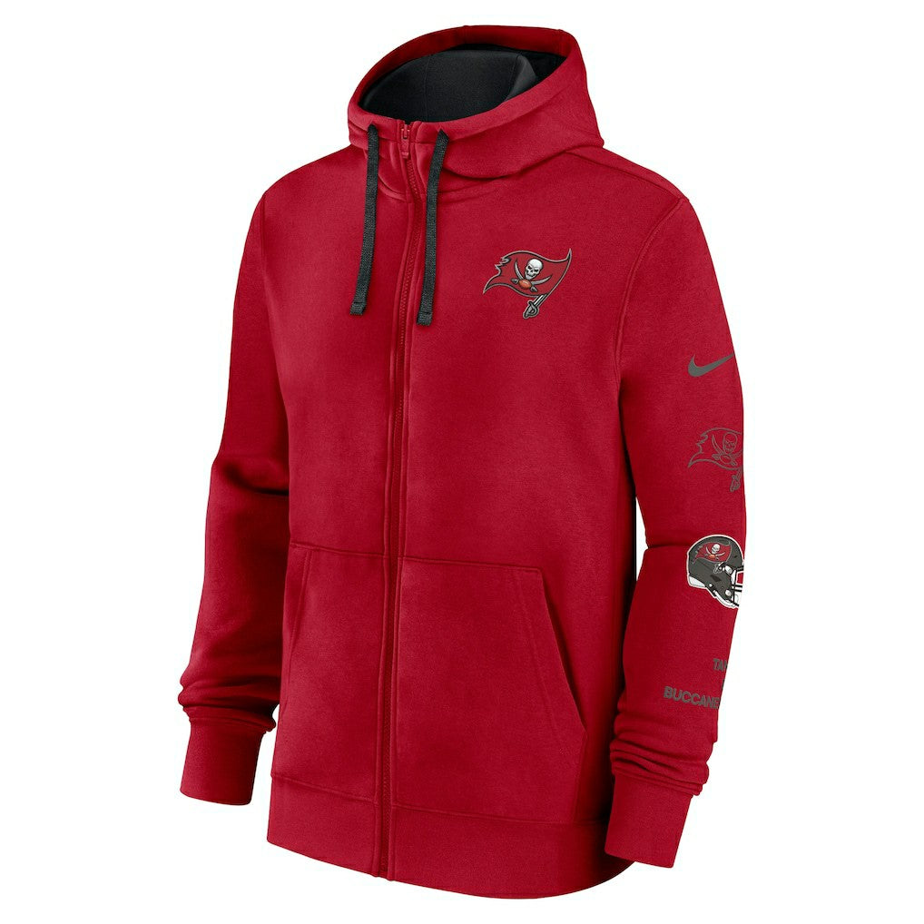 Tampa Bay Buccaneers Primetime Club Full-Zip Hoodie - Red - Nike