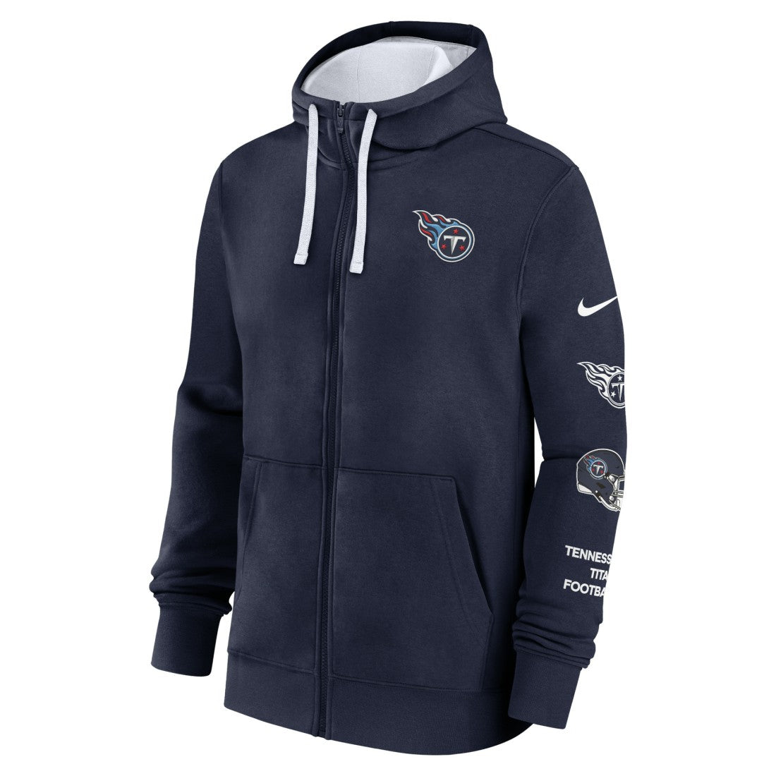 Tennessee Titans Primetime Club Full-Zip Hoodie - Navy - Nike