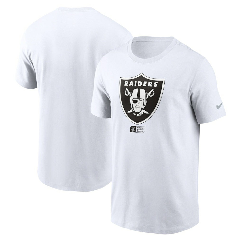 Las Vegas Raiders Faded Essential T-Shirt  - White - Nike