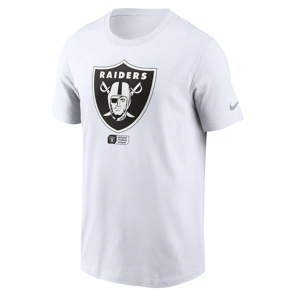 Las Vegas Raiders Faded Essential T-Shirt  - White - Nike
