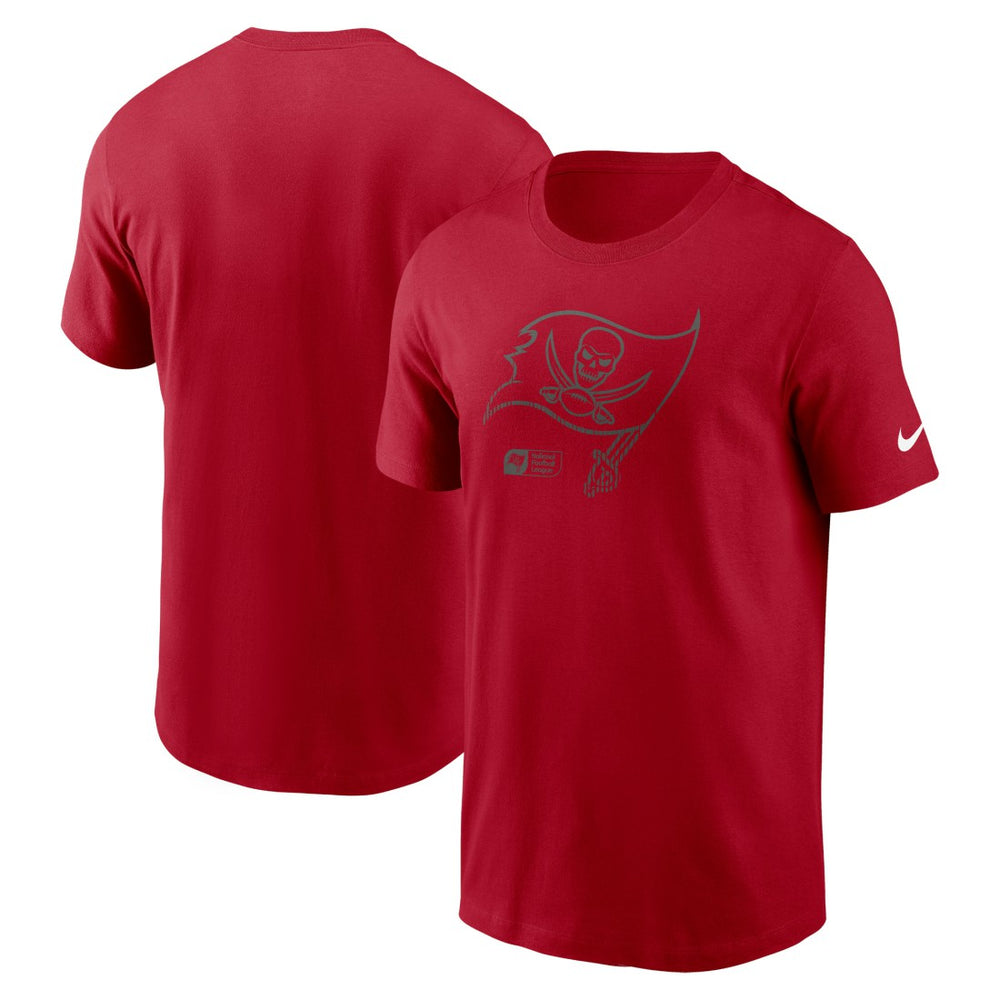 Tampa Bay Buccaneers Faded Essential T-Shirt  - Red - Nike
