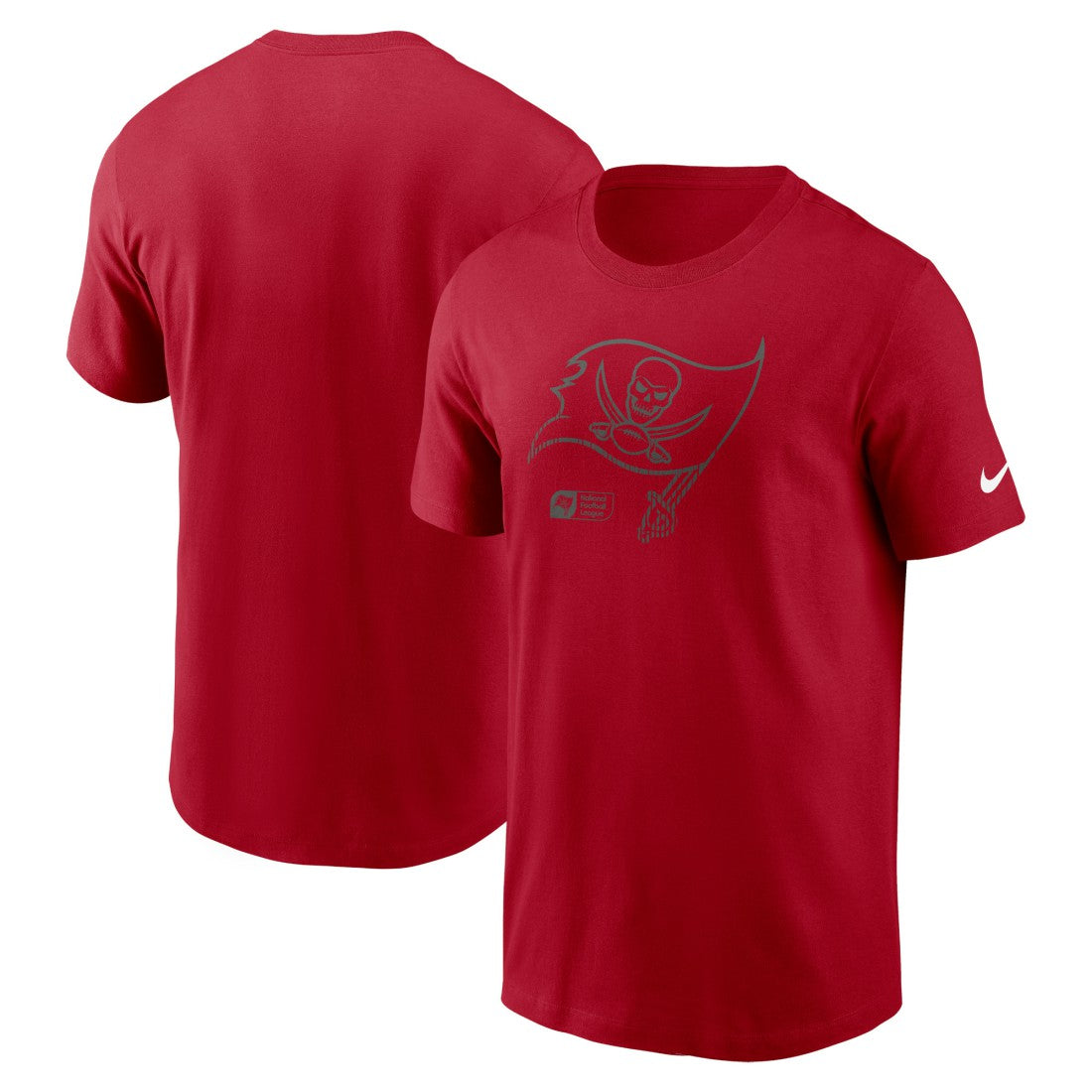 Tampa Bay Buccaneers Faded Essential T-Shirt  - Red - Nike