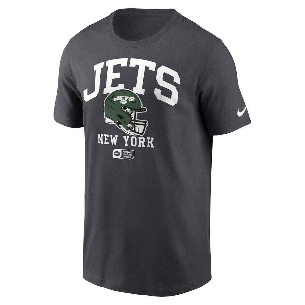 New York Jets Helmet Essential T-Shirt - Anthracite - Nike