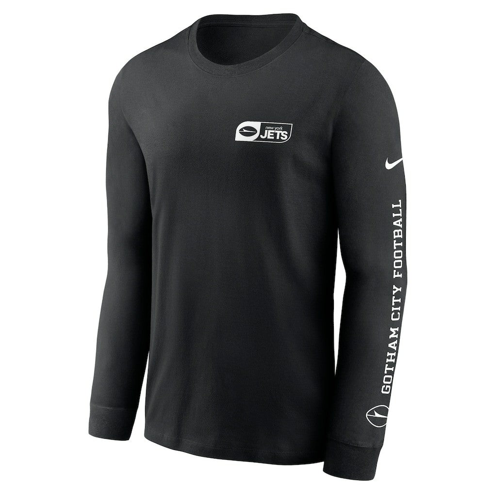 New York Jets All Out Long Sleeve T-Shirt - Black - Nike